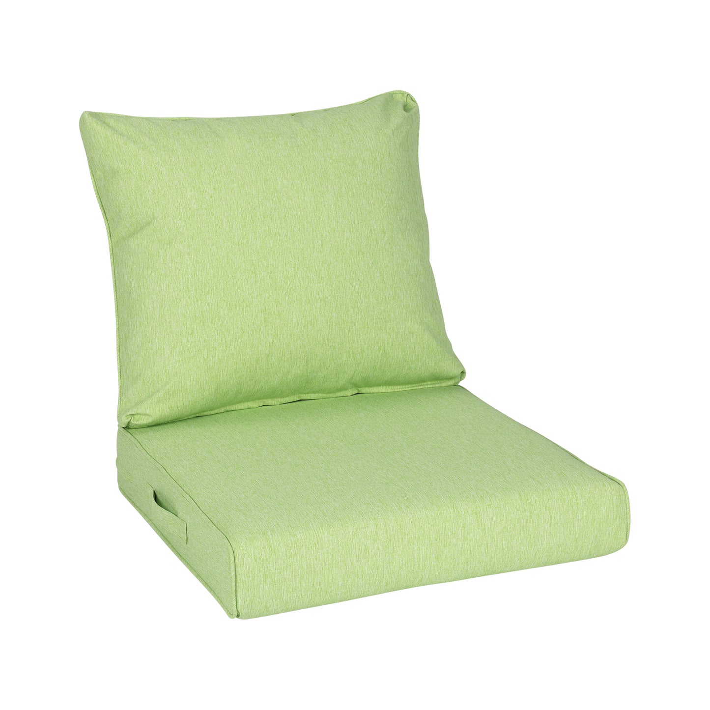 Outdoor Deep Seat Cushion Set, Waterproof Patio Chair Cushions, Green