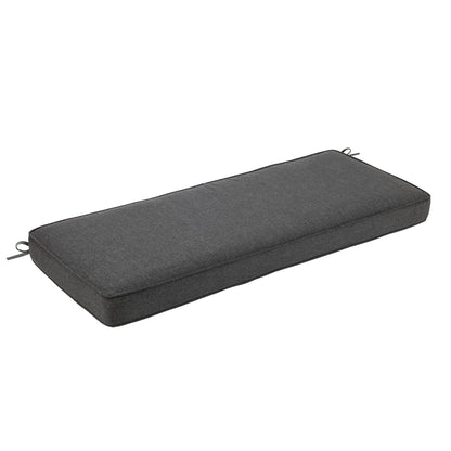 46x18x3 inch Patio Bench Cushion - Charcoal