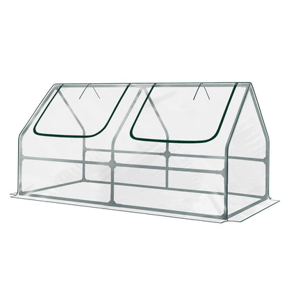 4x2x2 ft. Mini Greenhouse with Zipper Doors, Water Resistant & UV Protected