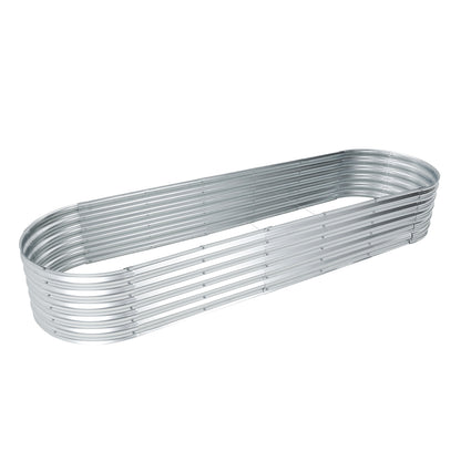 11" Tall Galvanized Raised Garden Bed Kit - 83"x24"