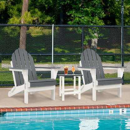 32(L)x22(W)x37(H) inch Folding Adirondack Chair