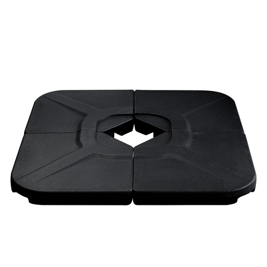 Cantilever Offset Patio Umbrella Stand 4-Piece Set