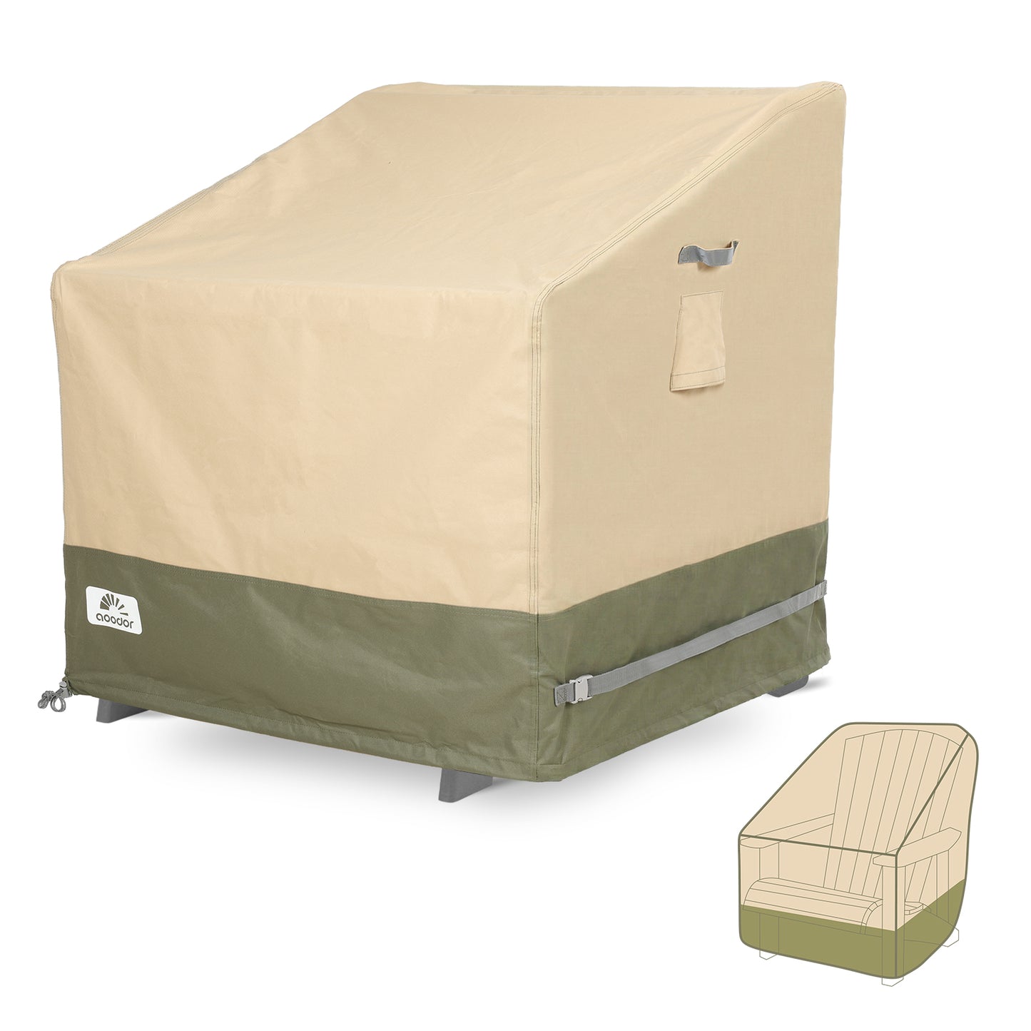 Patio Chair Cover for Adirondack Chair/ Deep Seat/ Outdoor Swivel