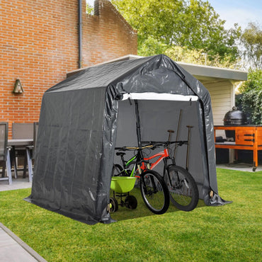 6x6/6x8/8x8/8x12 ft. Heavy Duty Storage Shelter, Portable Shed Carport