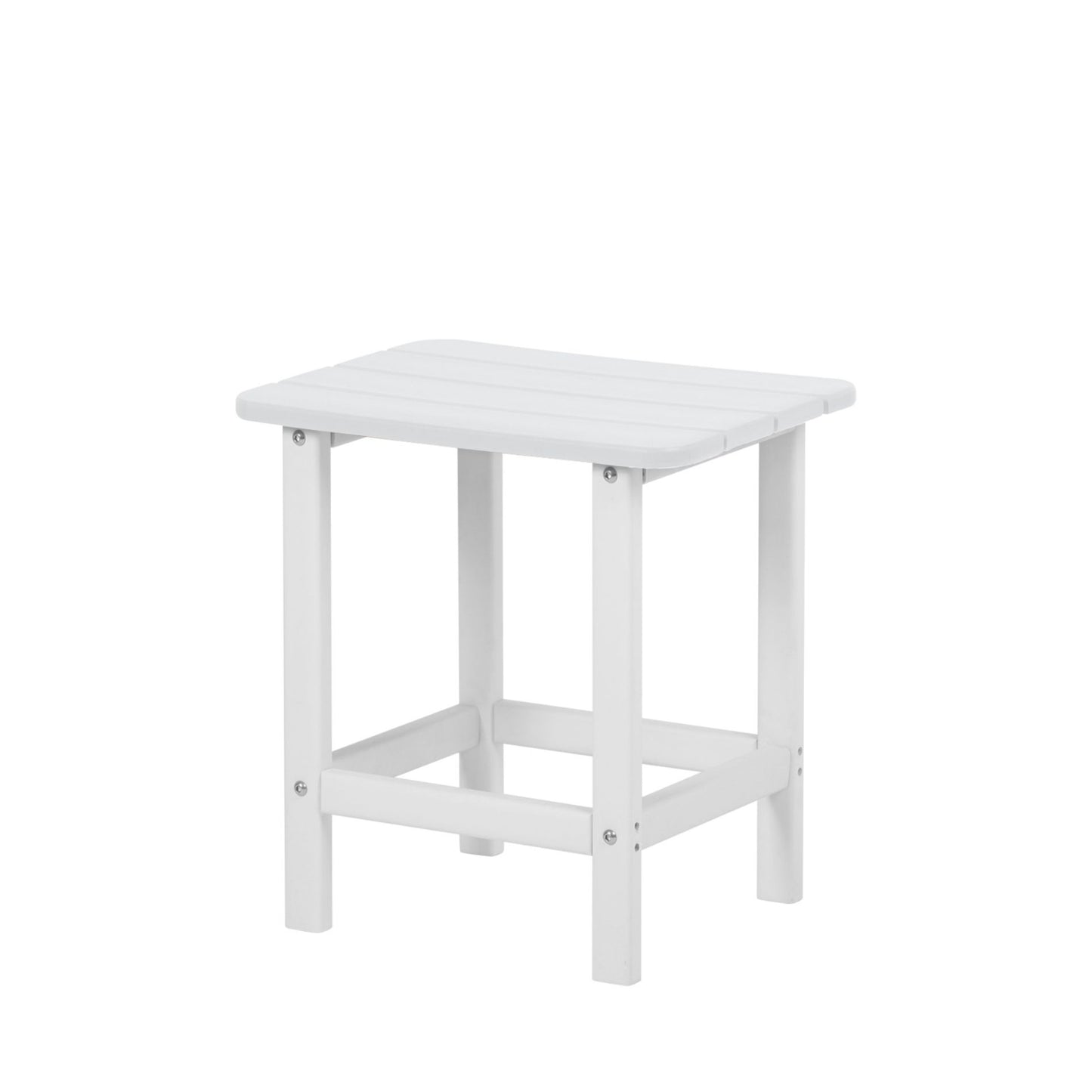 18x14.6x19 inch Outdoor Side Table, Square Adirondack Patio End Table for Patio, Pool, Porch