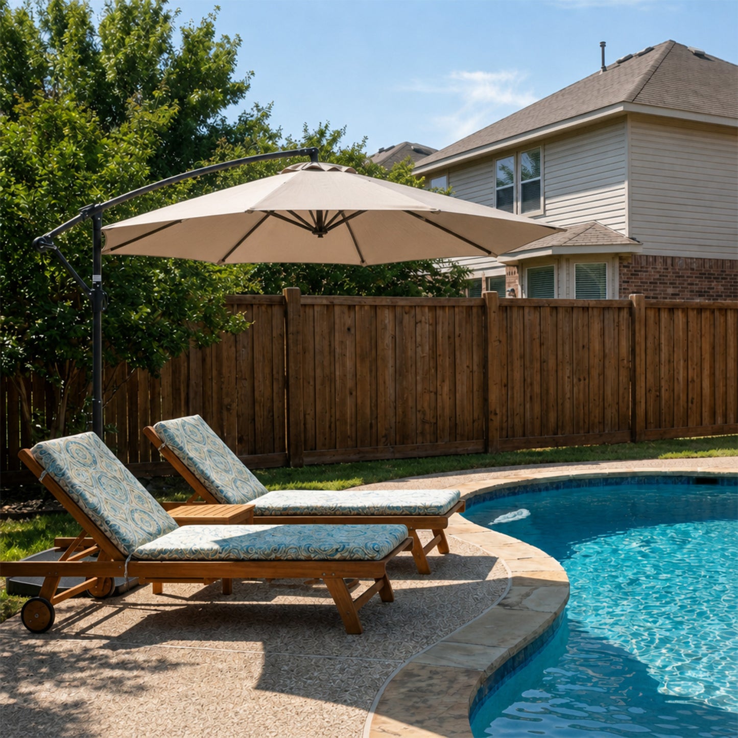 Patio Umbrella Replacement Canopy for 8 Ribs Table Umbrella