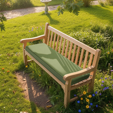 46x18x3 inch Patio Bench Cushion - Green