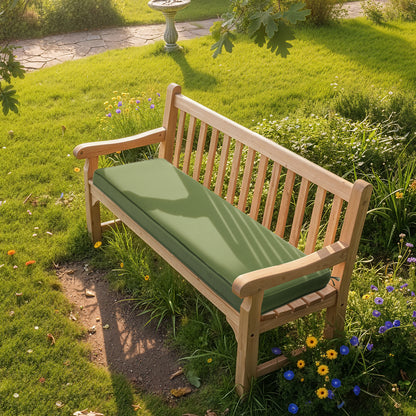 46x18x3 inch Patio Bench Cushion - Green