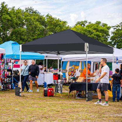 10x10/12x12 ft. Pop Up Canopy Tent with Roller Bag