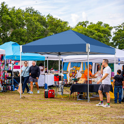 10x10/12x12 ft. Pop Up Canopy Tent with Roller Bag