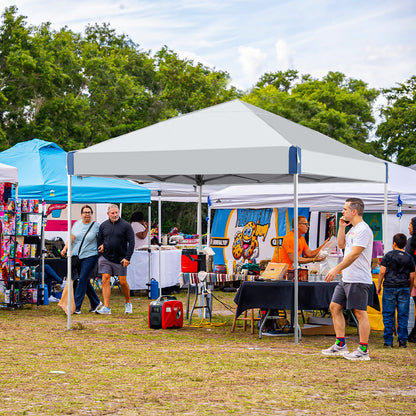10x10/12x12 ft. Pop Up Canopy Tent with Roller Bag - Aoodor 
