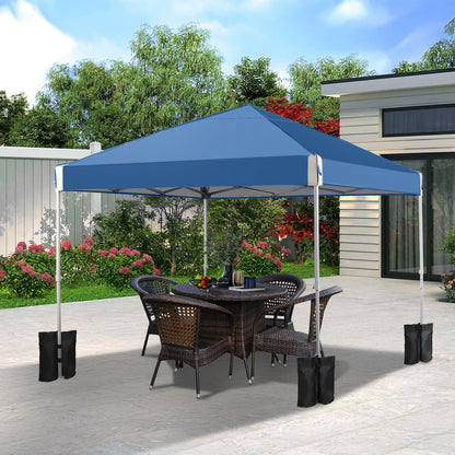 10x10/12x12 ft. Pop Up Canopy Tent with Roller Bag