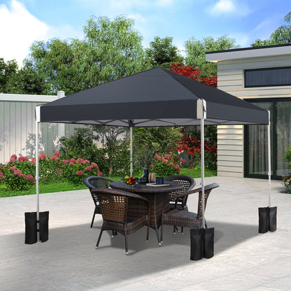 10x10/12x12 ft. Pop Up Canopy Tent with Roller Bag