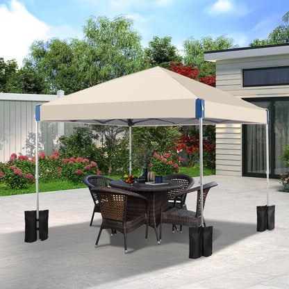 10x10/12x12 ft. Pop Up Canopy Tent with Roller Bag