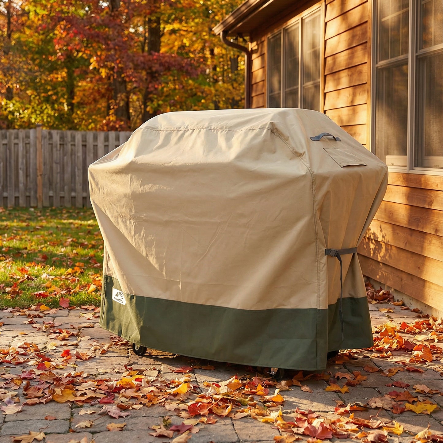 Outdoor BBQ Grill Cover for Burners Griddle Grill