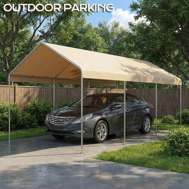 10x20 ft. Carport Replacement Canopy Cover
