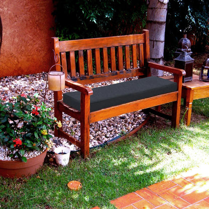 46x18x3 inch Patio Bench Cushion - Charcoal