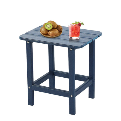 Outdoor Adirondack Side Table HDPE End Table