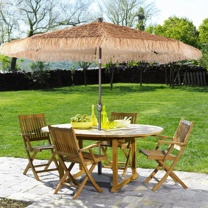 Patio Umbrella Thatched Outdoor Umbrella (No Base)