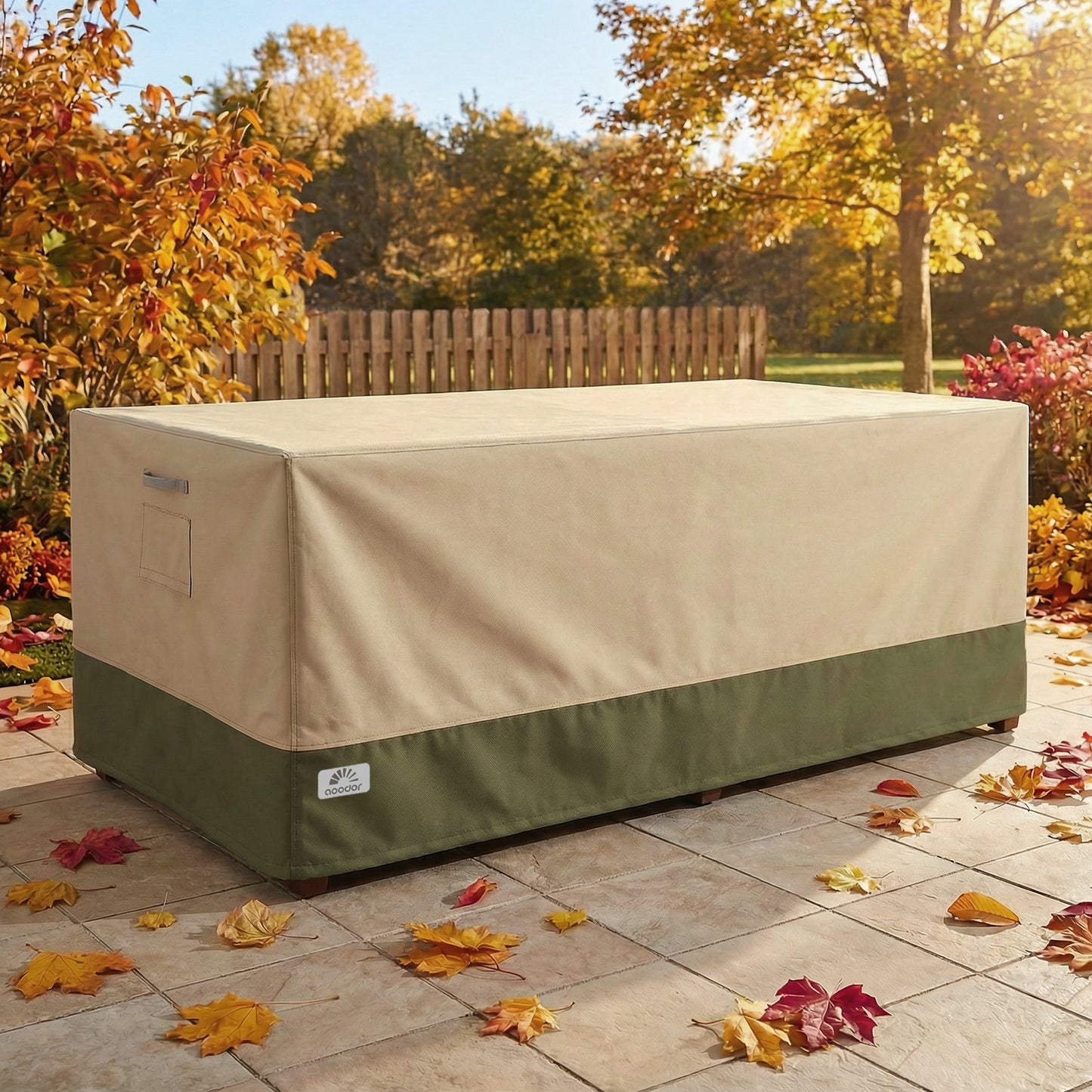 Patio Sofa Cover for 3-Seater Sofa/ Loveseat/ Bench, Rectangular