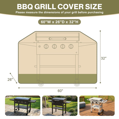 Outdoor BBQ Grill Cover for Burners Propane Grill