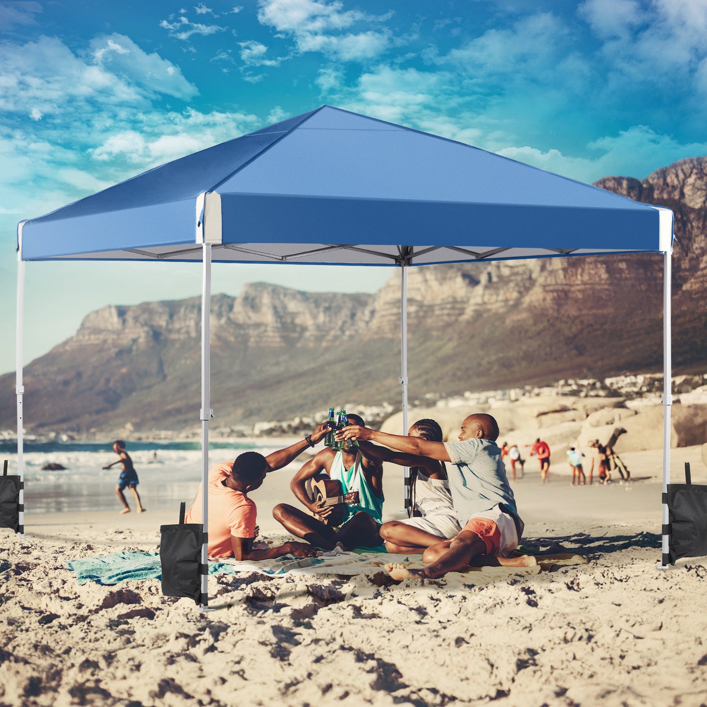 10x10/12x12 ft. Pop Up Canopy Tent with Roller Bag