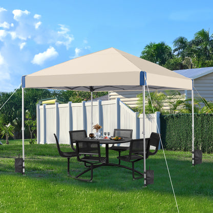 10x10/12x12 ft. Pop Up Canopy Tent with Roller Bag