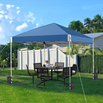 10x10/12x12 ft. Pop Up Canopy Tent with Roller Bag