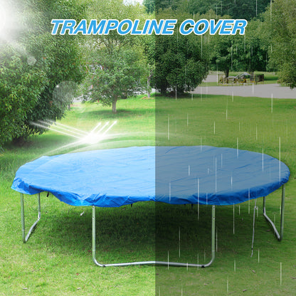 Trampoline Rain Cover, Waterproof Trampoline Tarp for Sun Snow Wind Protection