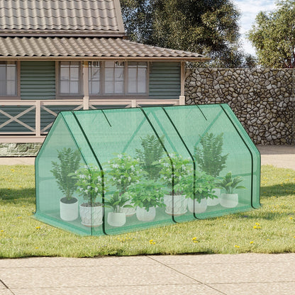 6x3x3 ft. Mini Greenhouse with 2 Zipper Doors, Water Resistant UV Protected