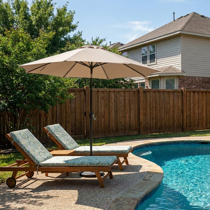Patio Umbrella Replacement Canopy for 8 Ribs Table Umbrella