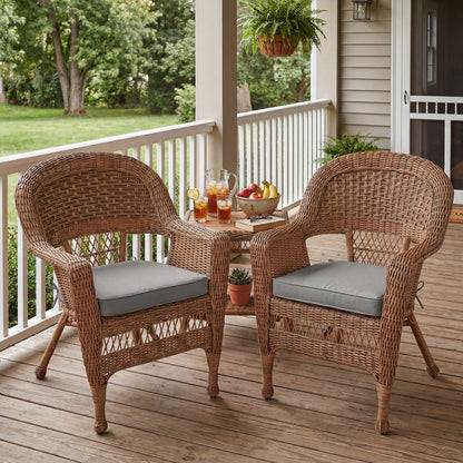 Outdoor Dining Chair Cushions Set, Patio Seat Pads, Gray