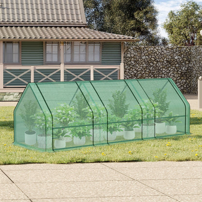 9x3x3 ft. Mini Greenhouse with 3 Zipper Doors, Water Resistant UV Protected