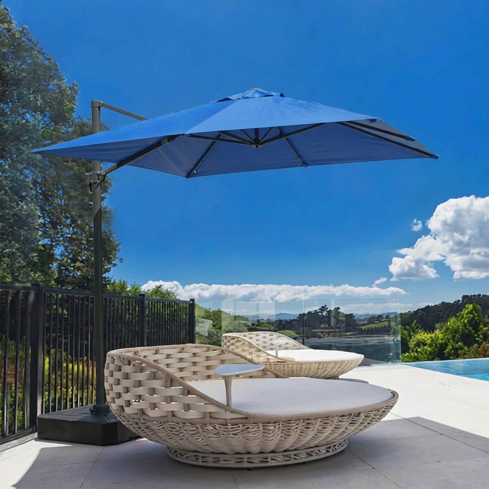 Aoodor Cantilever Umbrella Replacement Canopy