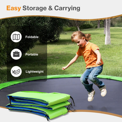 Trampoline Safety Pad Replacement, Universal Waterproof Trampoline Spring Cover for Round Frame