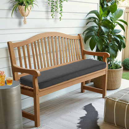 46x18x3 inch Patio Bench Cushion - Charcoal