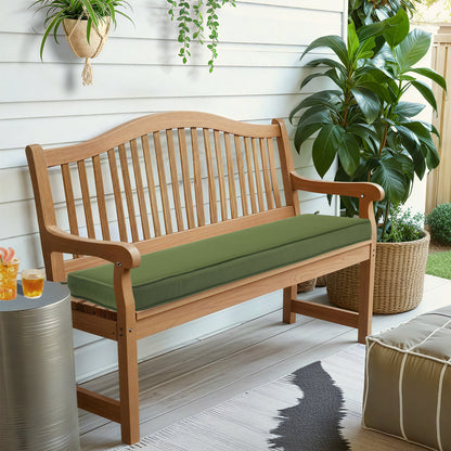 46x18x3 inch Patio Bench Cushion - Green