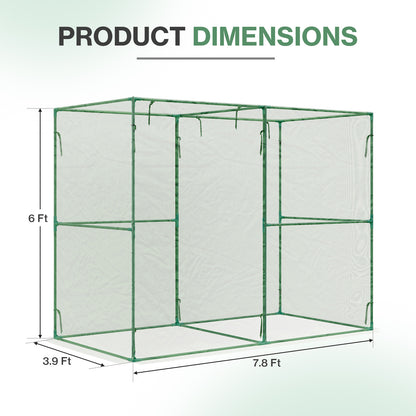 Crop Cage Plant Protection Netting Tent with Zipper for Vegetables Fruits and Plant