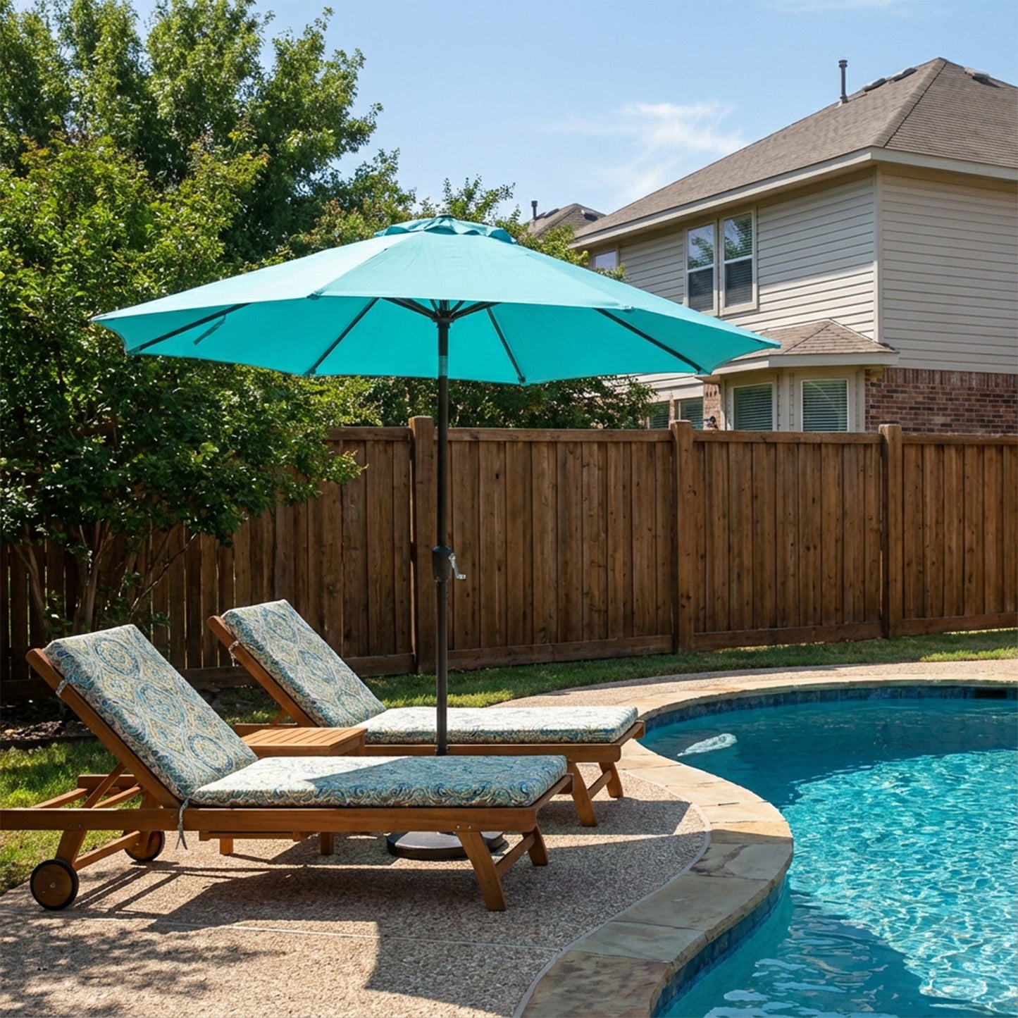 Patio Umbrella Replacement Canopy for 8 Ribs Table Umbrella