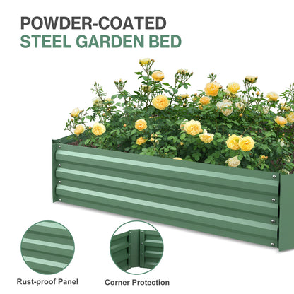 Mini Greenhouse Kit With Raised Garden Metal Beds