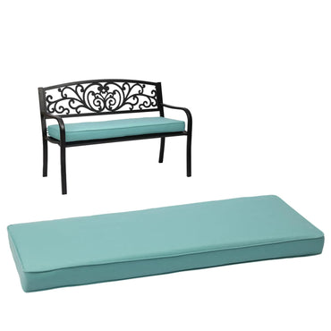 46x18x3 inch Patio Bench Cushion - Blue