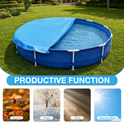 Multipurpose Circular Tarp Cover Waterproof Tarp for All-Season Protection