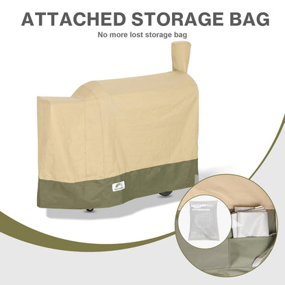 Outdoor BBQ Pellet Smoker Grill Cover