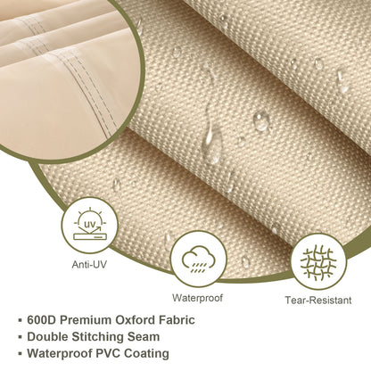 Patio Umbrella Cover for 6-9ft Market Umbrella