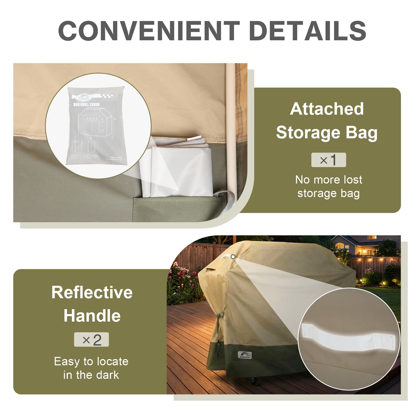 Outdoor BBQ Grill Cover for Burners Griddle Grill