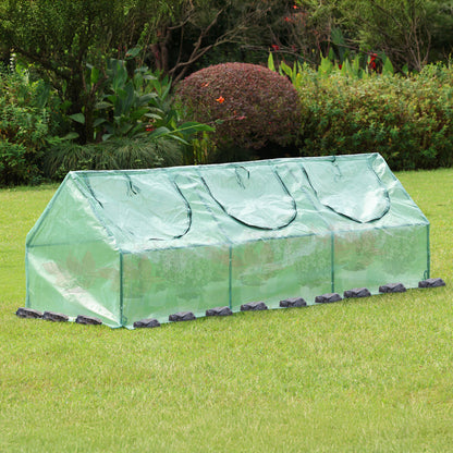 3-in-1 Mini Greenhouse Kit, Small Greenhouse with Triple-Layer Window - Aoodor 