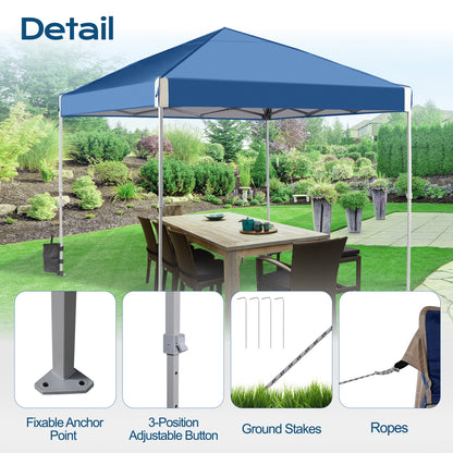 10x10/12x12 ft. Pop Up Canopy Tent with Roller Bag