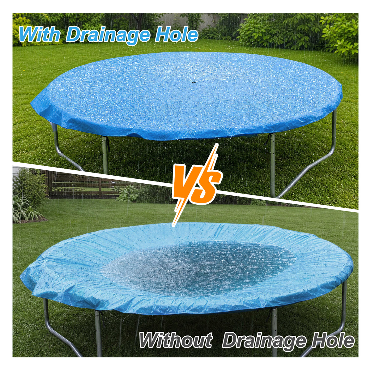 Multipurpose Circular Tarp Cover Waterproof Tarp for All-Season Protection