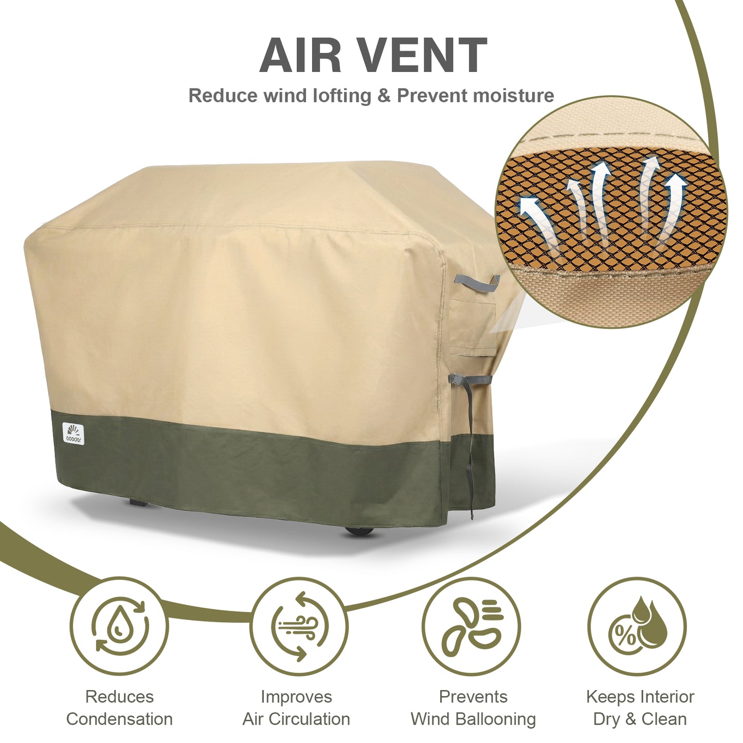 Outdoor BBQ Grill Cover for Burners Propane Grill