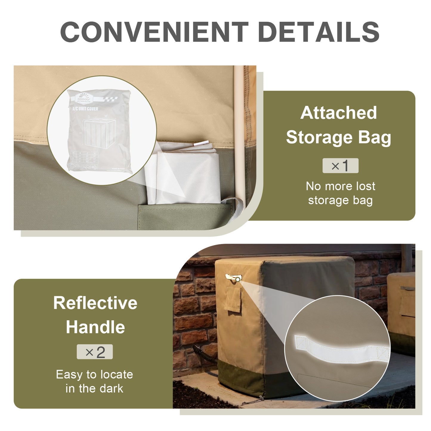 Air Conditioner Cover for Outside Unit